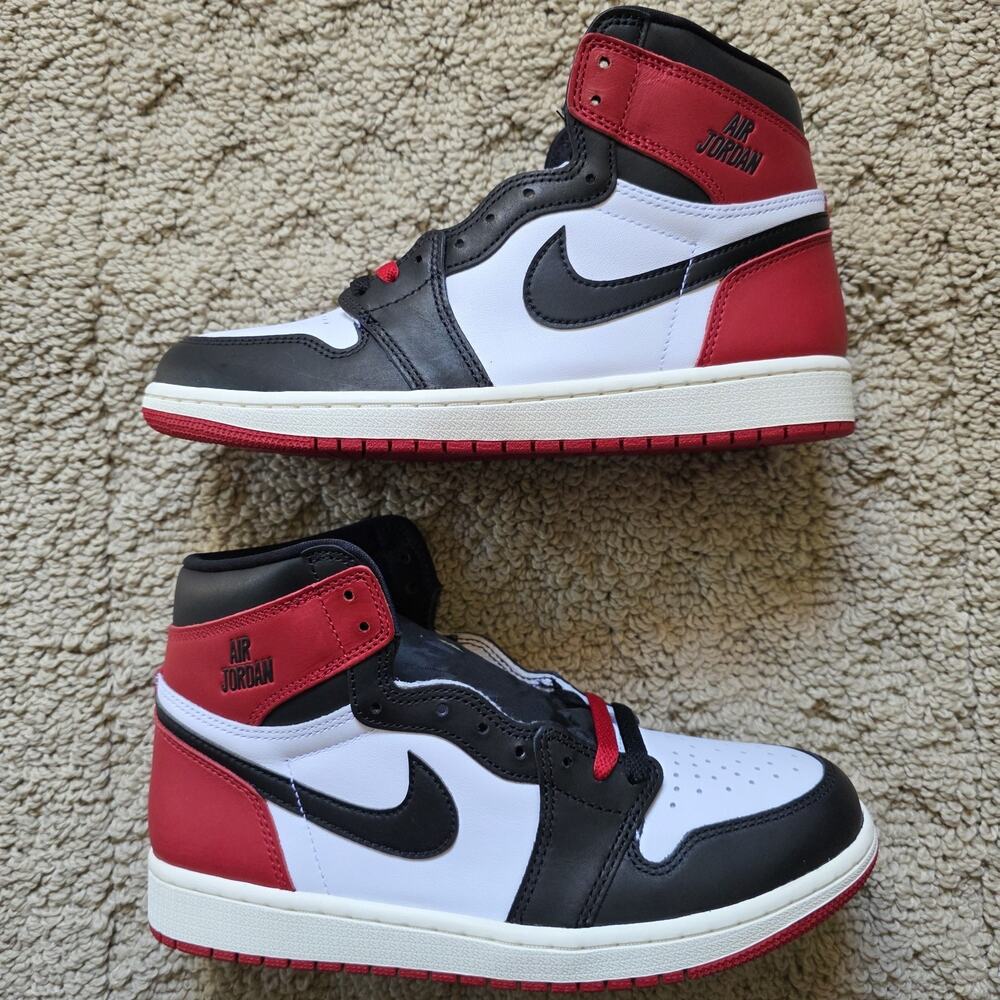 Air Jordan 1 Retro OG High Black Toe Reimagined Brand New Sz 8.5 - Picture 2 of 10